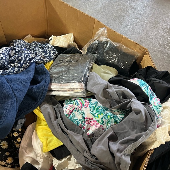 Amazon Other - 50 Wholesale Liquidation Box Lot Amazon TARGET Clothing Shoes Mixed Box Women